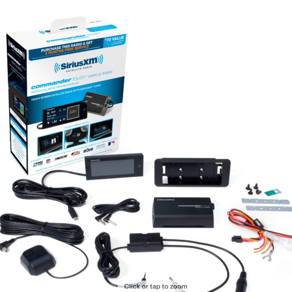 SiriusXM Commander Touch Satellite Radio Tuner w/ Touchscreen Controller SXVCT1